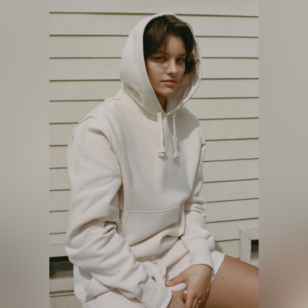 champion reverse weave natural state hoodie